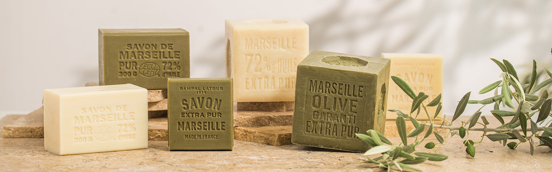 Véritable savon de Marseille pour le linge sans huile de palme 600g