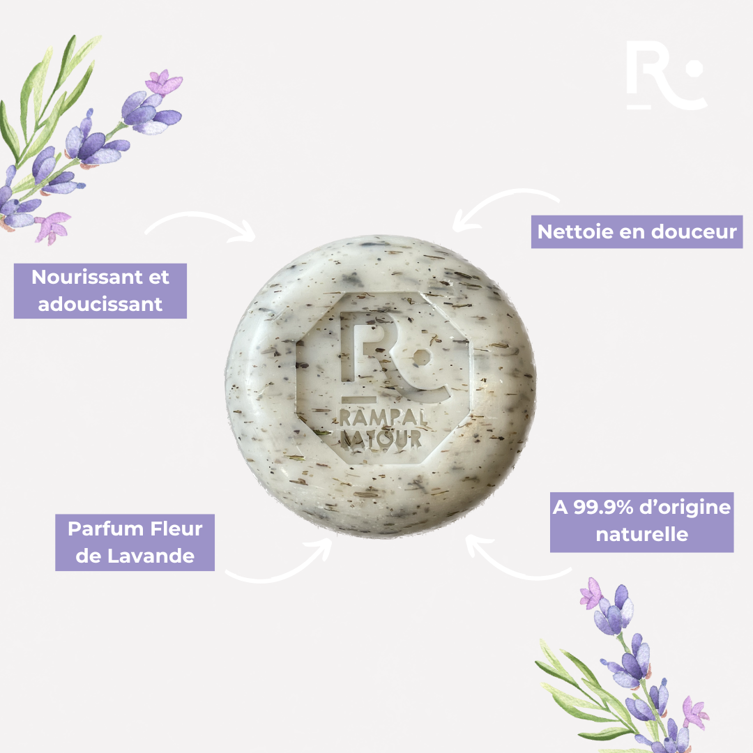 Savon surgras en coffret Fleurs de Lavande 125 g