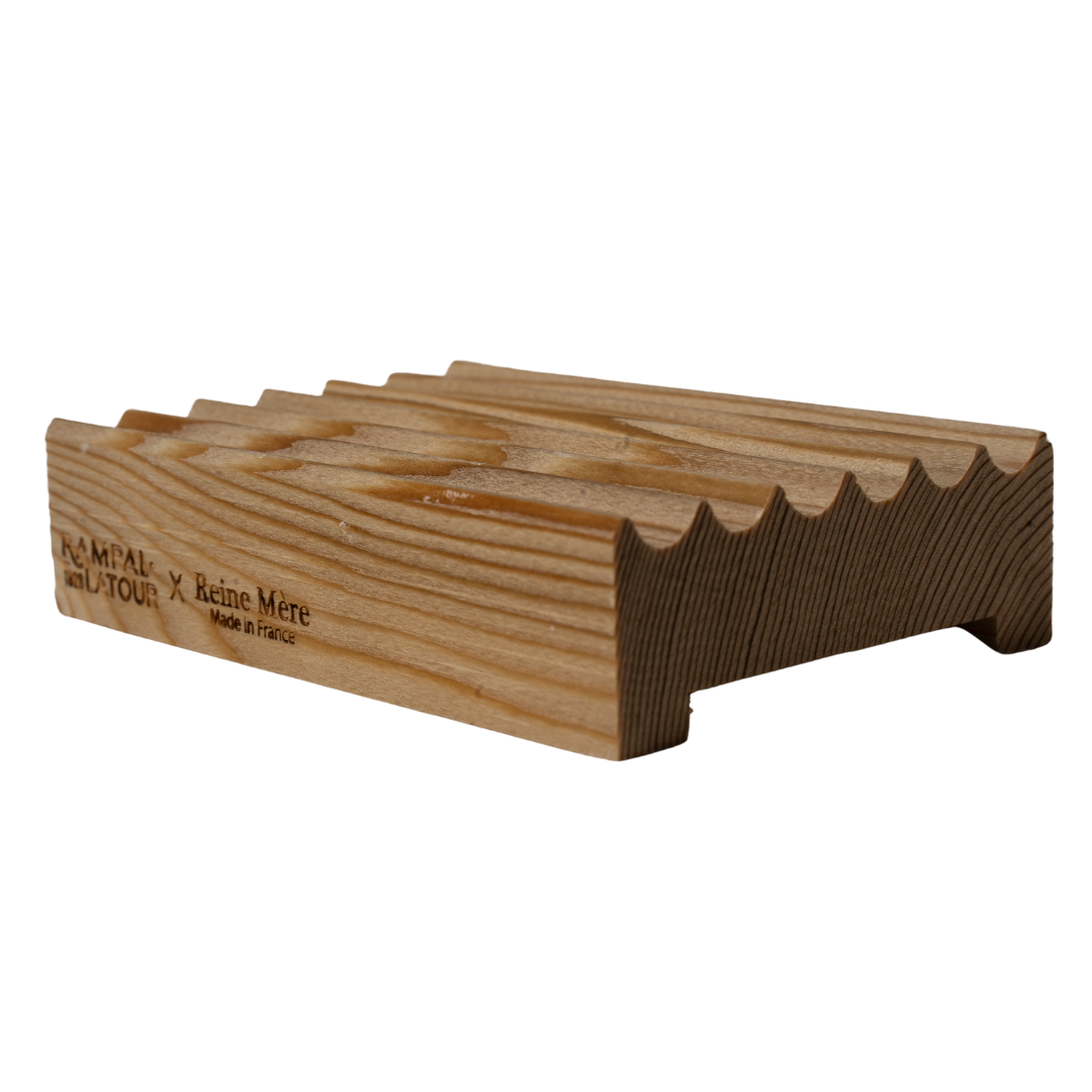 Porte-savon en bois de mélèze - Reine Mère