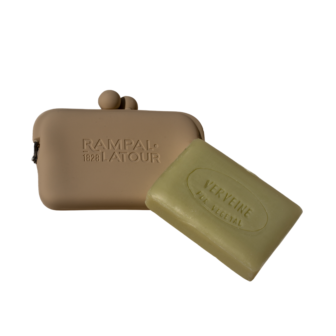 Porte savon pour savon rectangulaire 100g crème