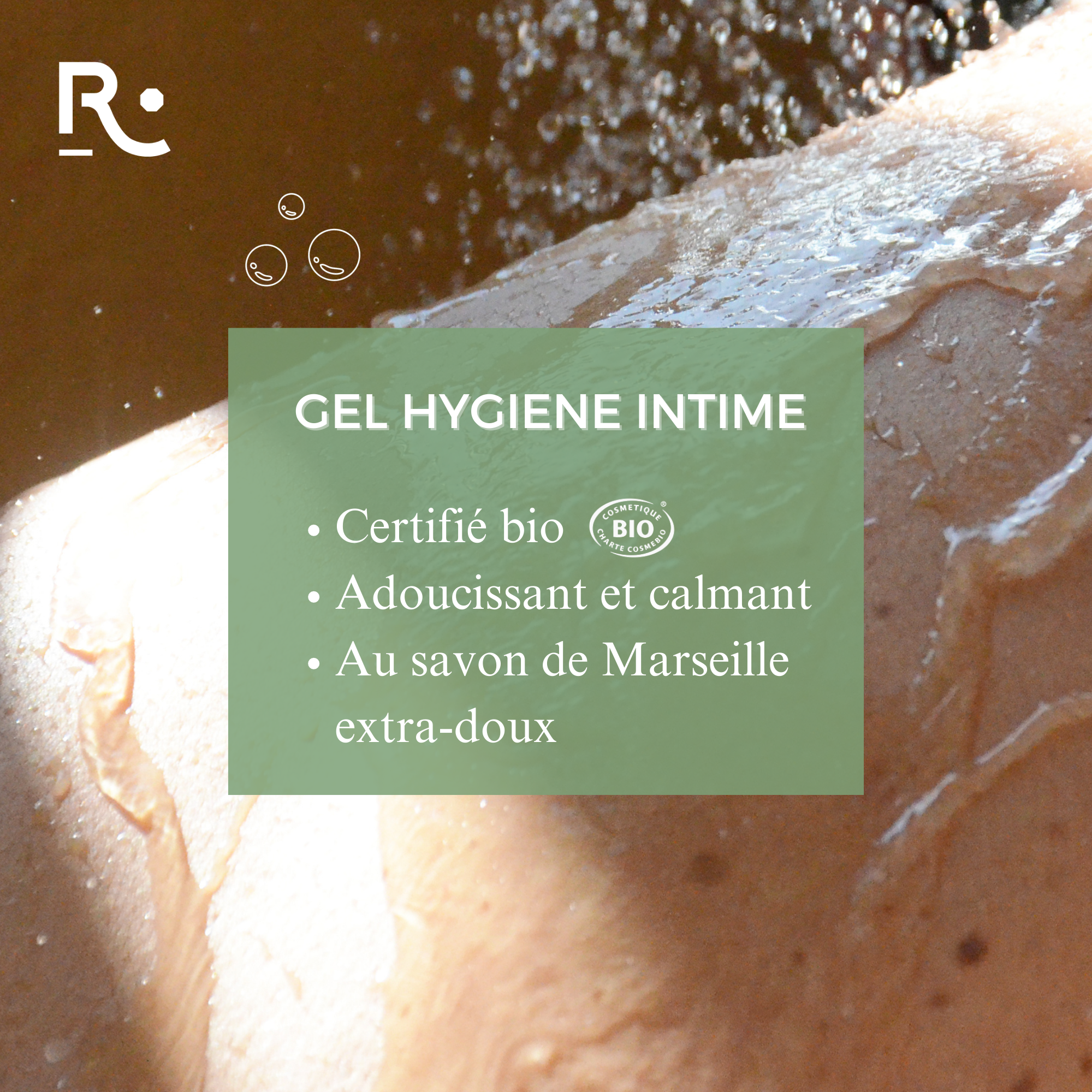 Gel hygiène intime douceur certifié bio 500ml - Cosmos Organic