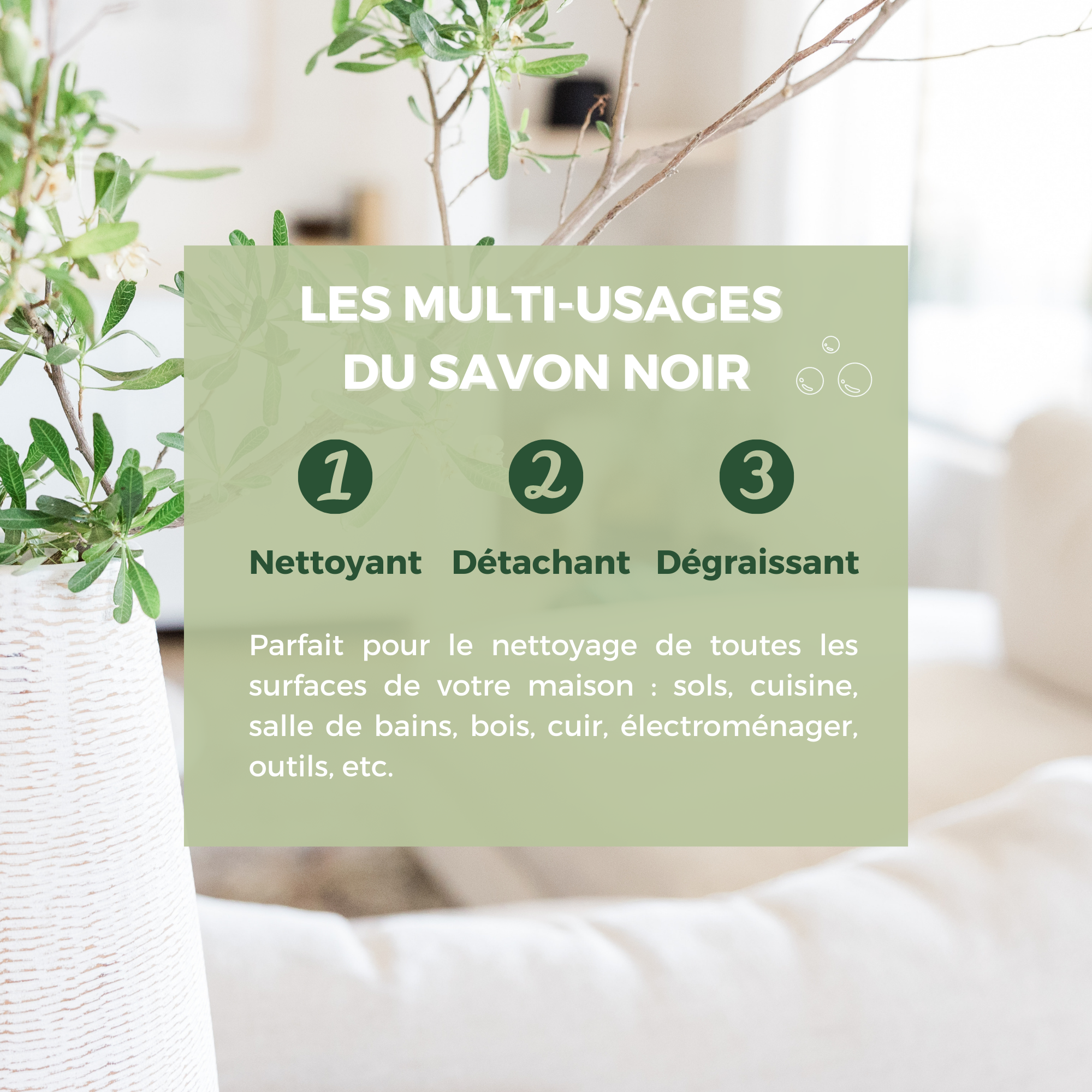 Savon noir à l'huile de lin Amande 250ml - Ecodétergent