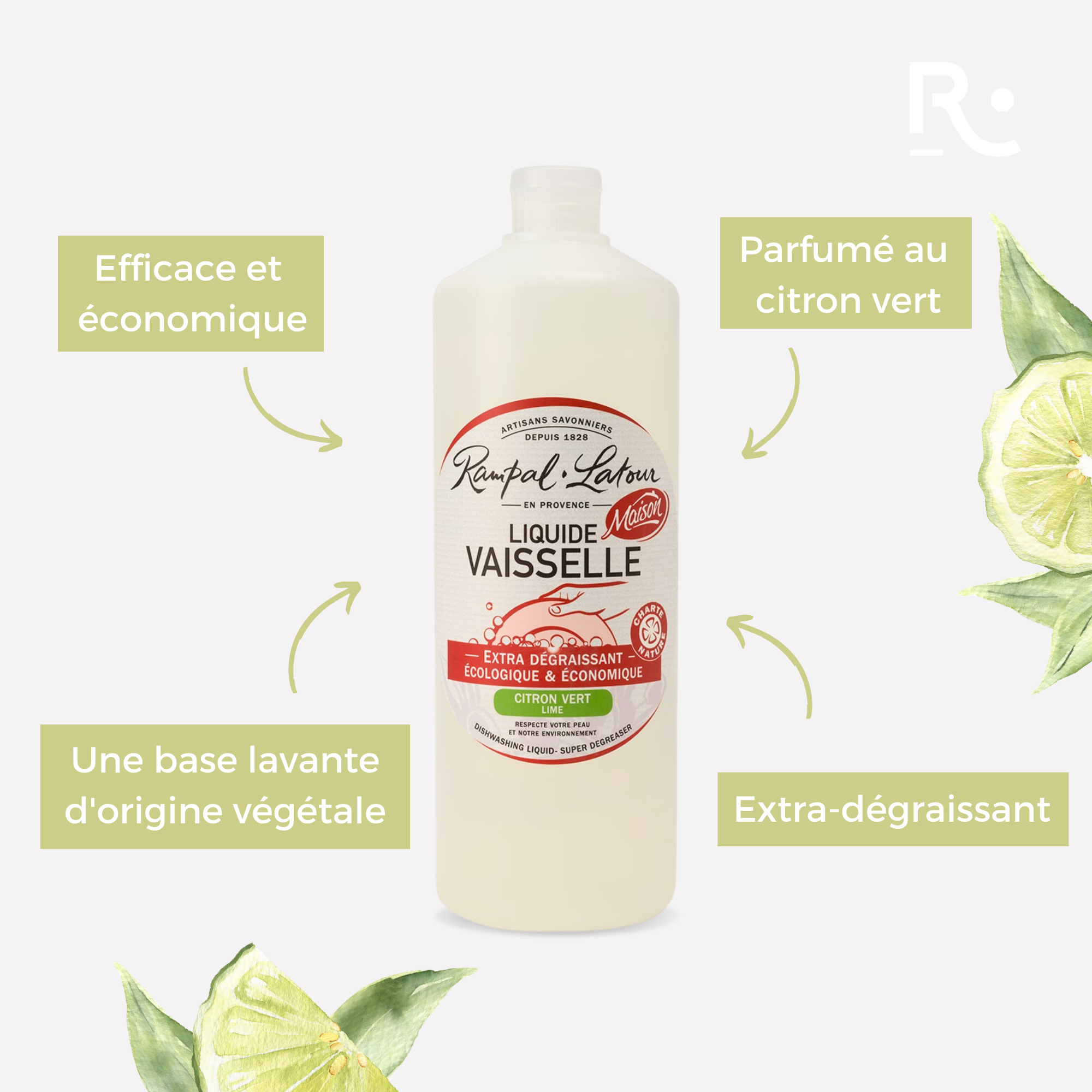 Liquide vaisselle Citron vert 1L