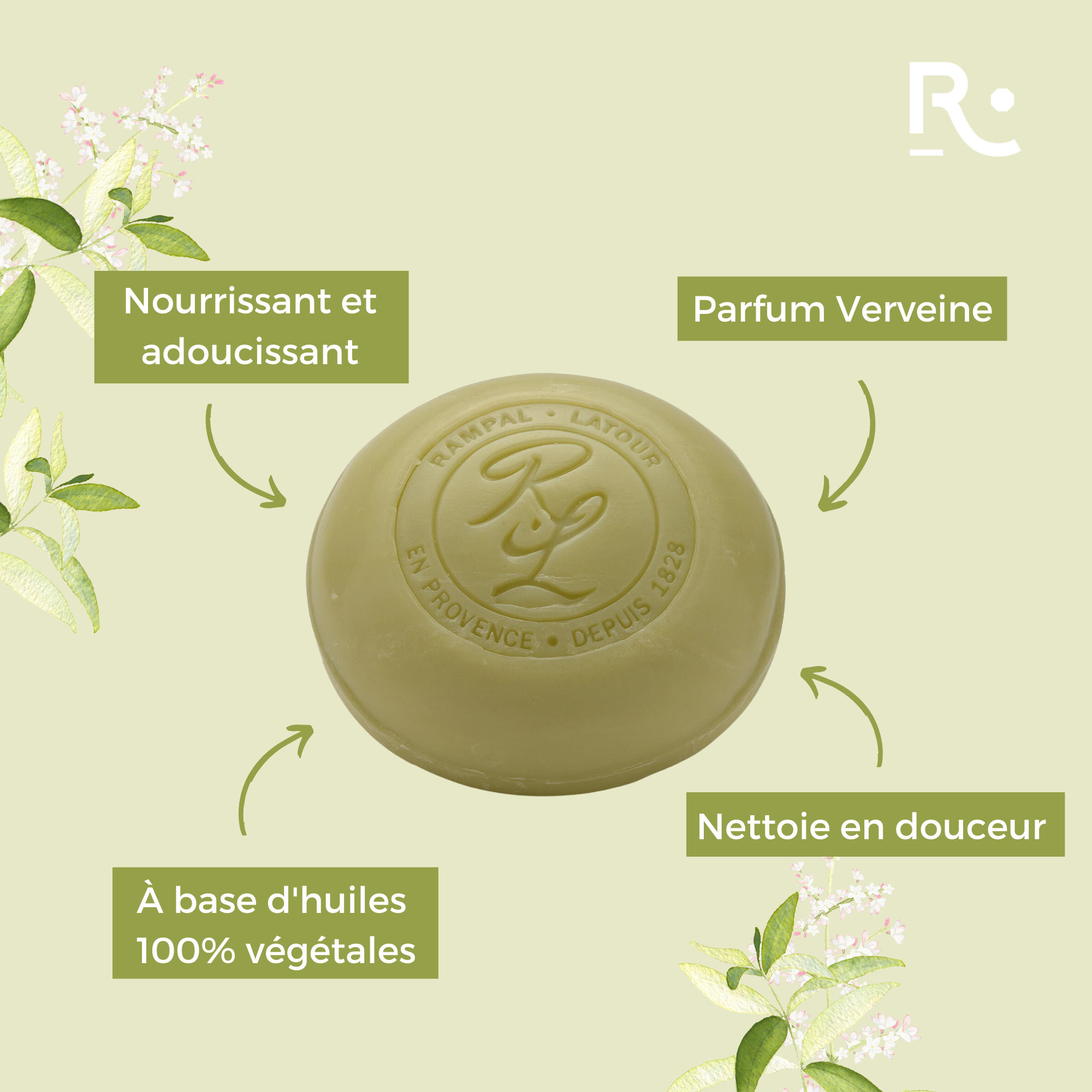 Savons surgras Verveine 3x150g