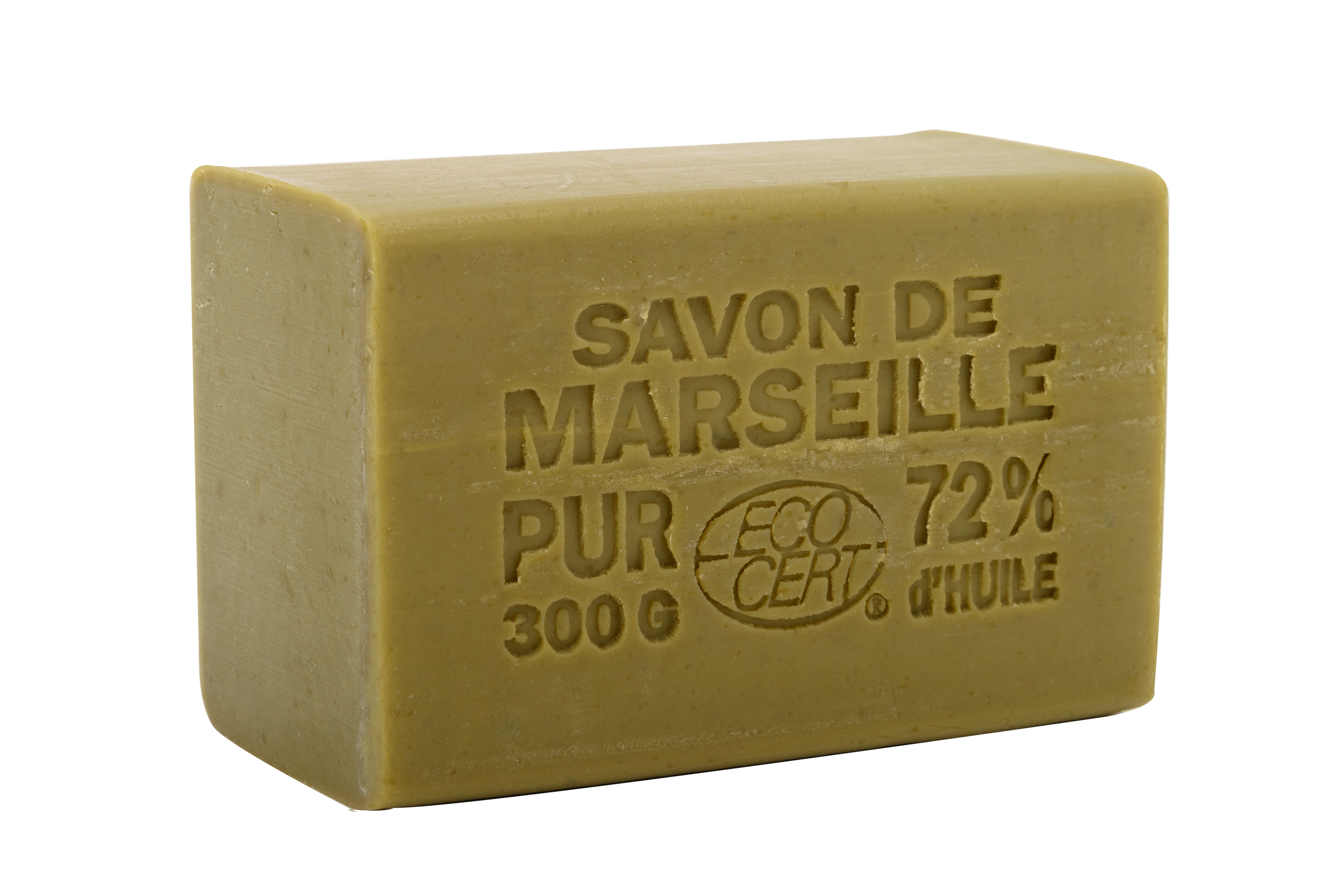Lot de savons de Marseille Vert et Blanc 300g