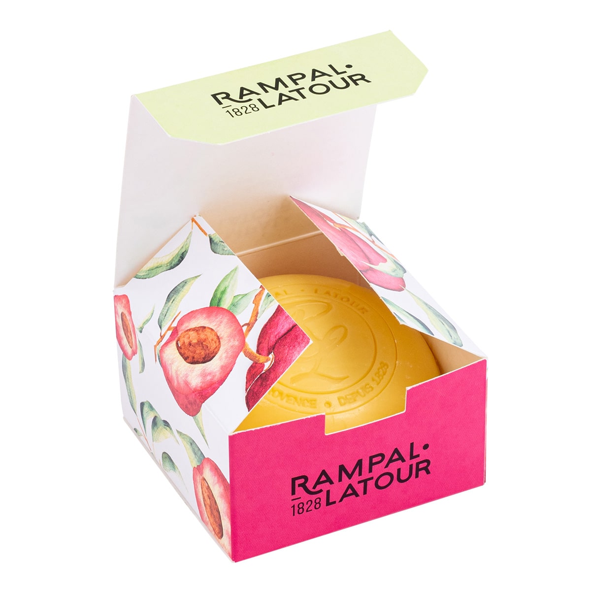Savon surgras en coffret Pêche de vigne 150g