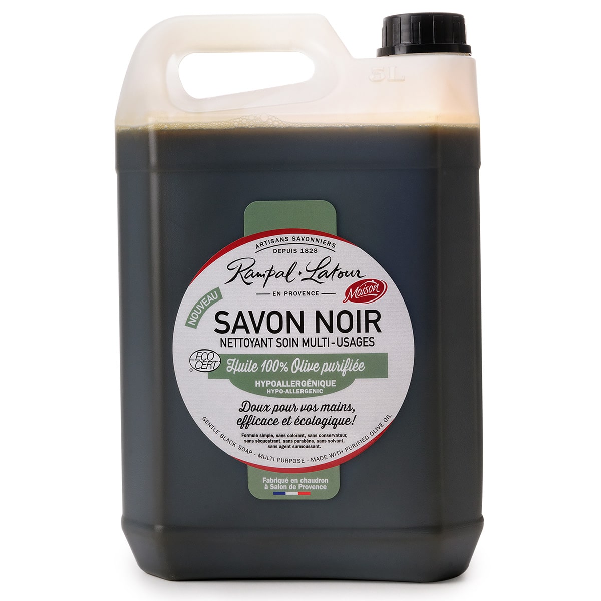 Savon noir à l'huile d'olive 5L - Ecodétergent