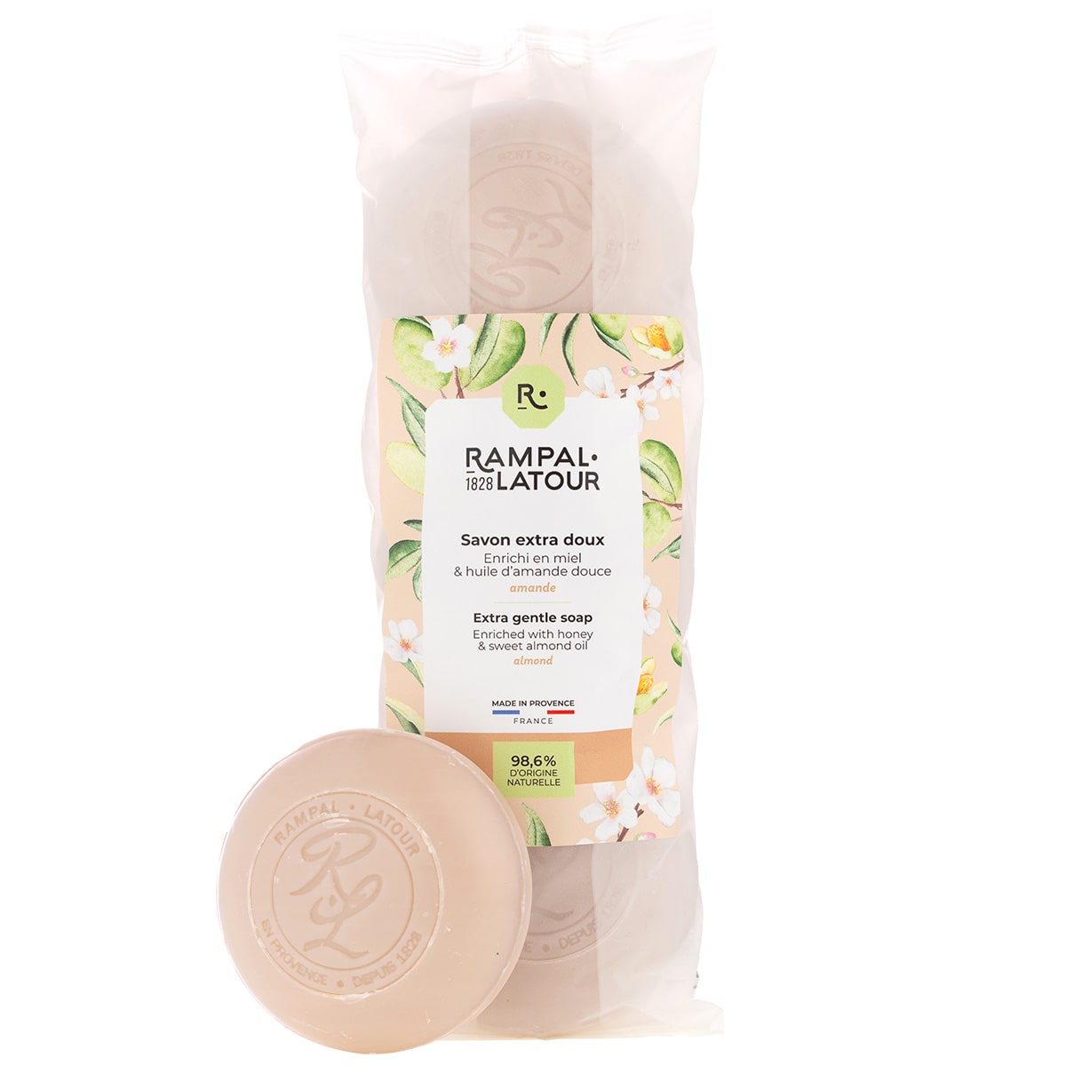 Savons surgras Amande 3x150g