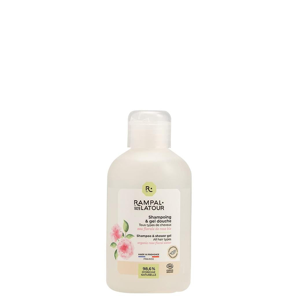 Shampoing douche certifié bio Rose de Damas 250ml - Cosmos Organic