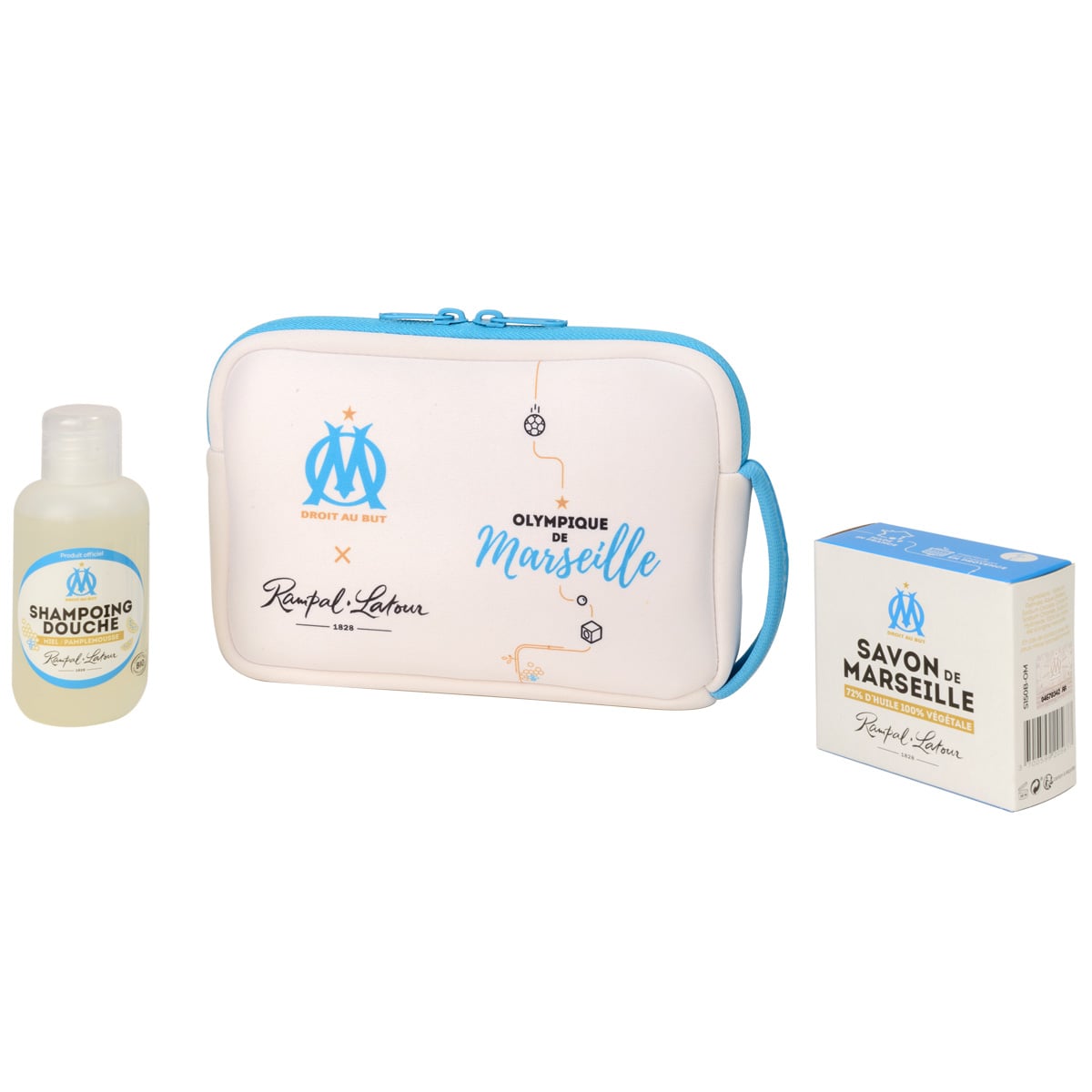 Trousse de toilette ''Les essentiels du supporter'' - Olympique de Marseille