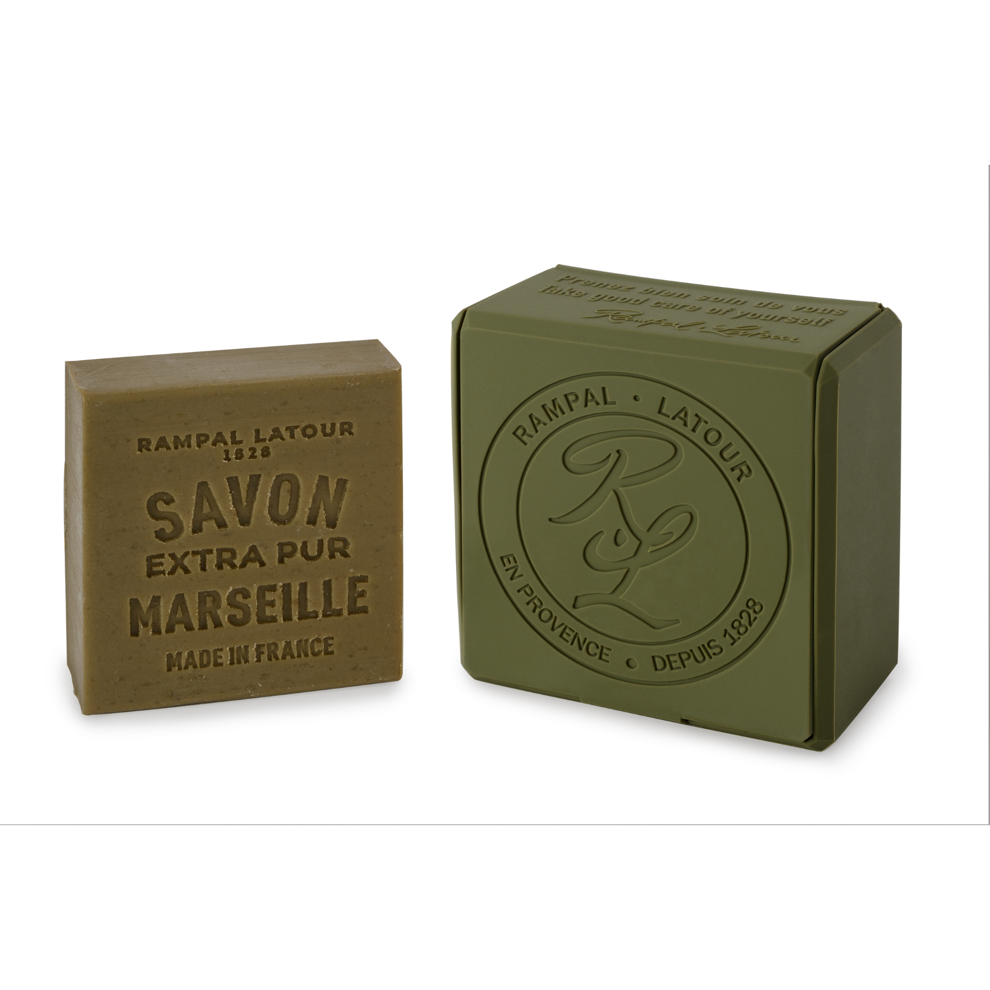 Porte savon pour savon de Marseille 150g Olive