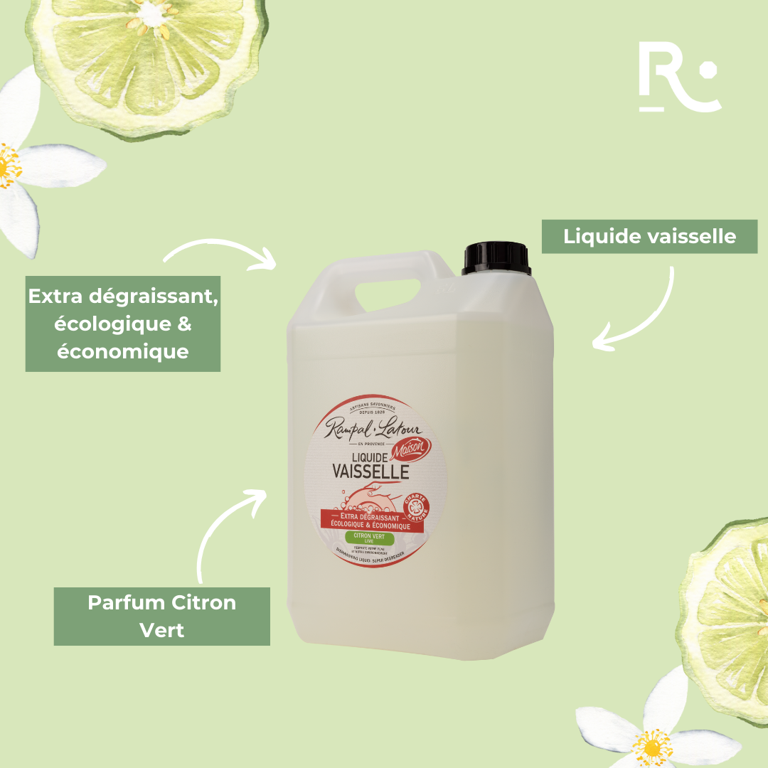 Liquide vaisselle Citron vert 5L