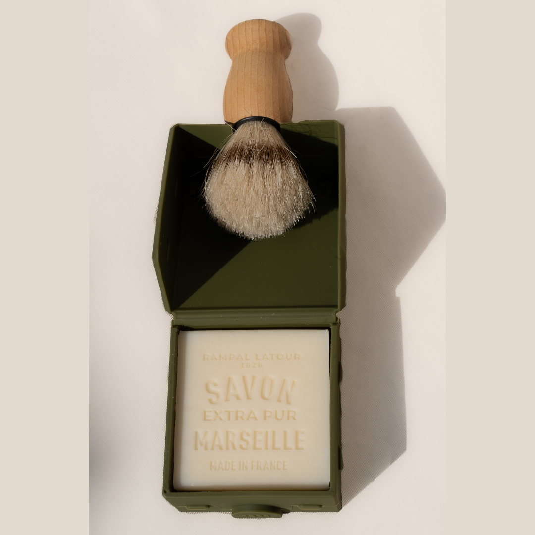 Porte savon pour savon de Marseille 150g Olive