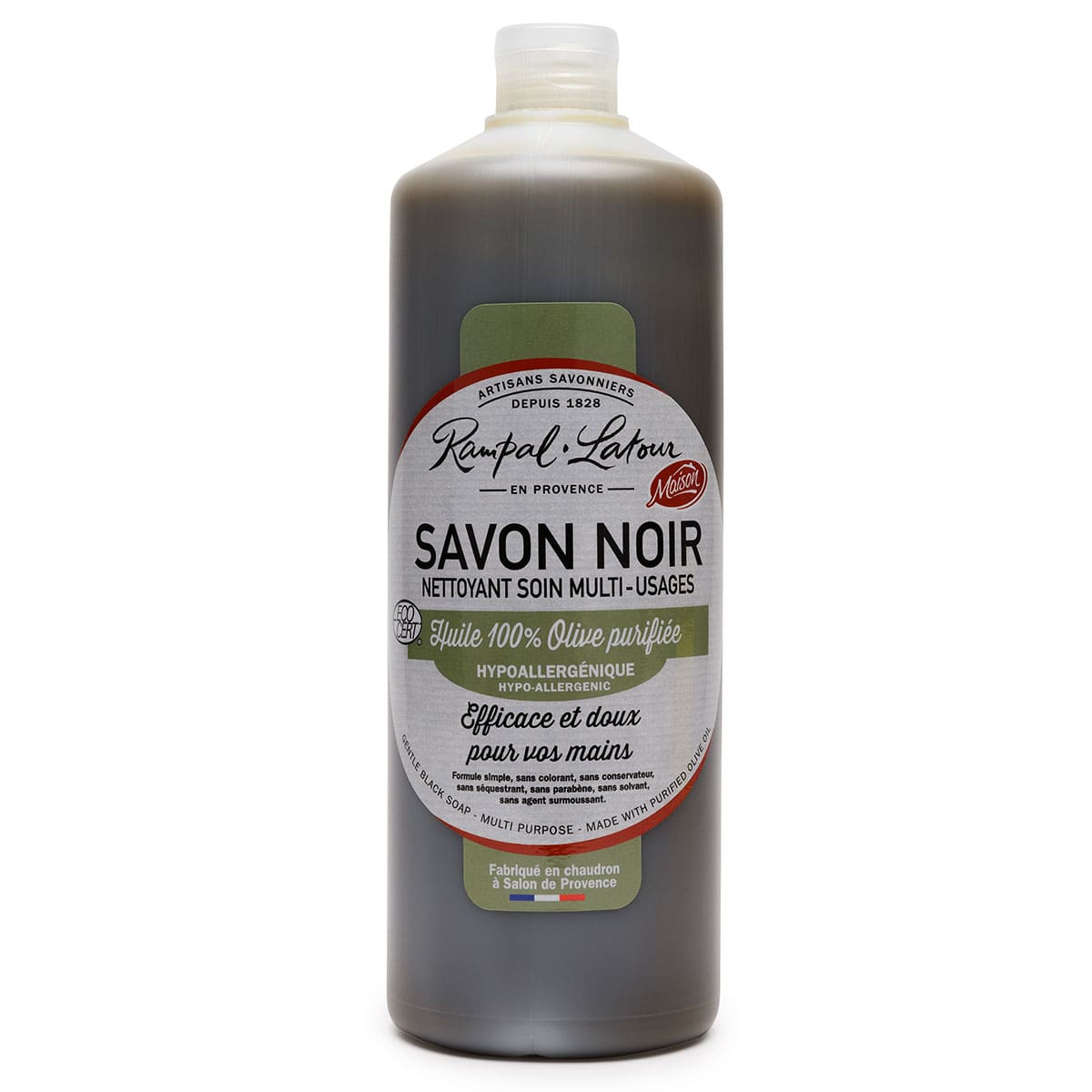 Savon noir à l'huile d'olive 1L - Ecodétergent